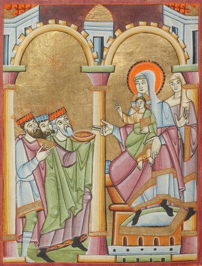 The Adoration of the Magi by Unbekannt Unbekannt